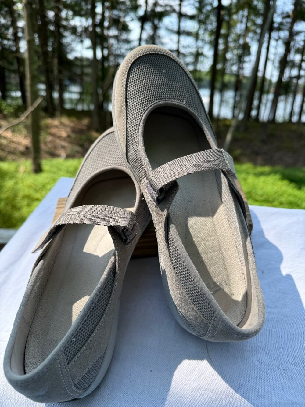 Dansko Hennie Mary Jane Gray Suede Walking Shoes EU 41/US 10.5